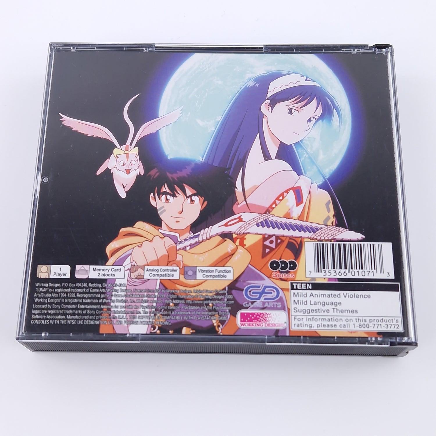 Playstation 1 Spiel : Lunar 2 Eternal Blue Complete Edition - NTSC-U/C USA PS1