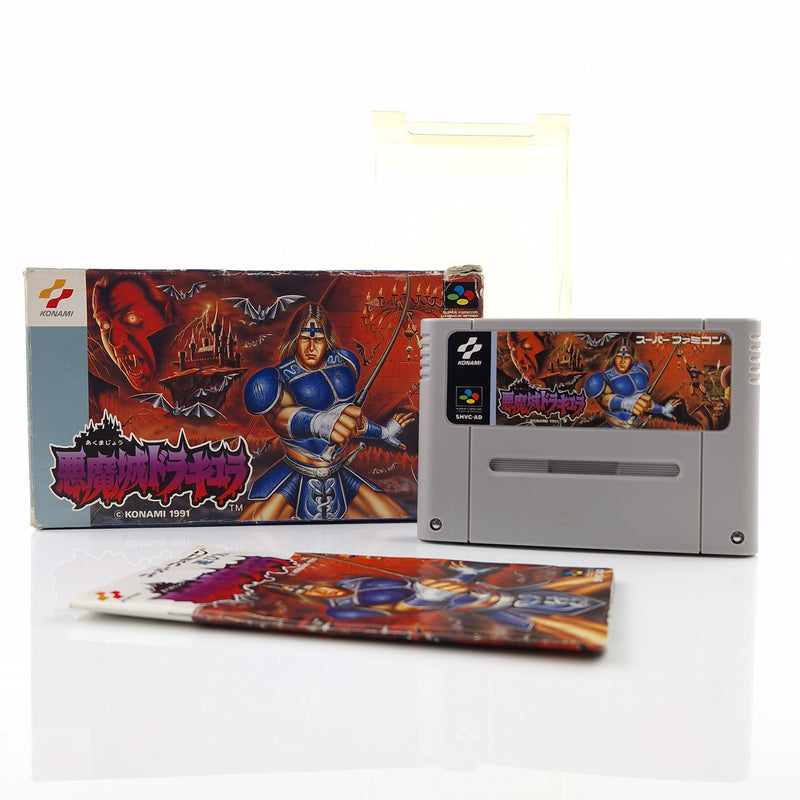 Super Nintendo Spiel : Akumajo Dracula Super Castlevania IV - SNES OVP JAPAN