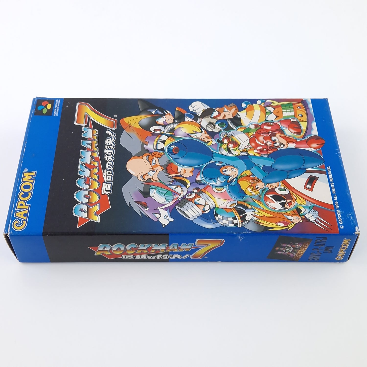 Super Famicom Spiel : Rockman 7 Mega Man - SNES Super Nintendo OVP JAPAN