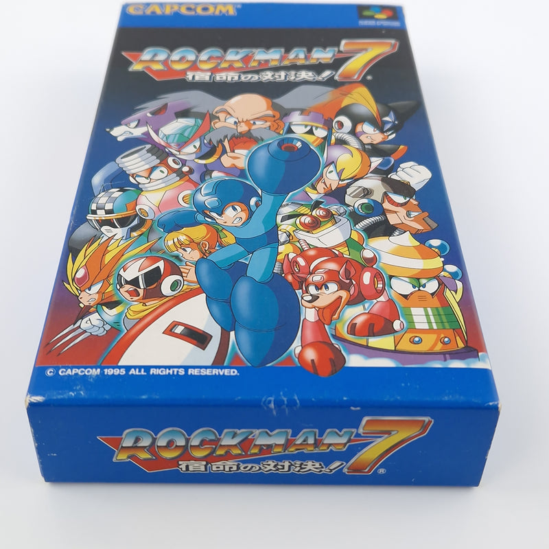 Super Famicom Spiel : Rockman 7 Mega Man - SNES Super Nintendo OVP JAPAN