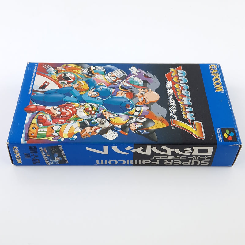 Super Famicom Spiel : Rockman 7 Mega Man - SNES Super Nintendo OVP JAPAN