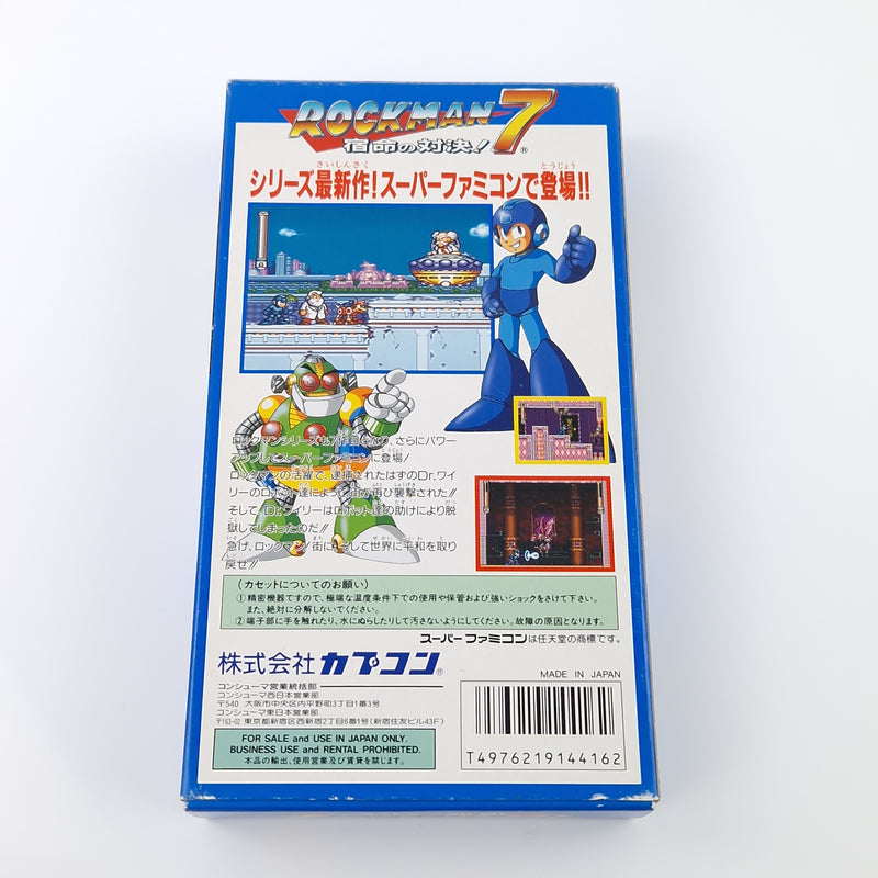 Super Famicom Spiel : Rockman 7 Mega Man - SNES Super Nintendo OVP JAPAN