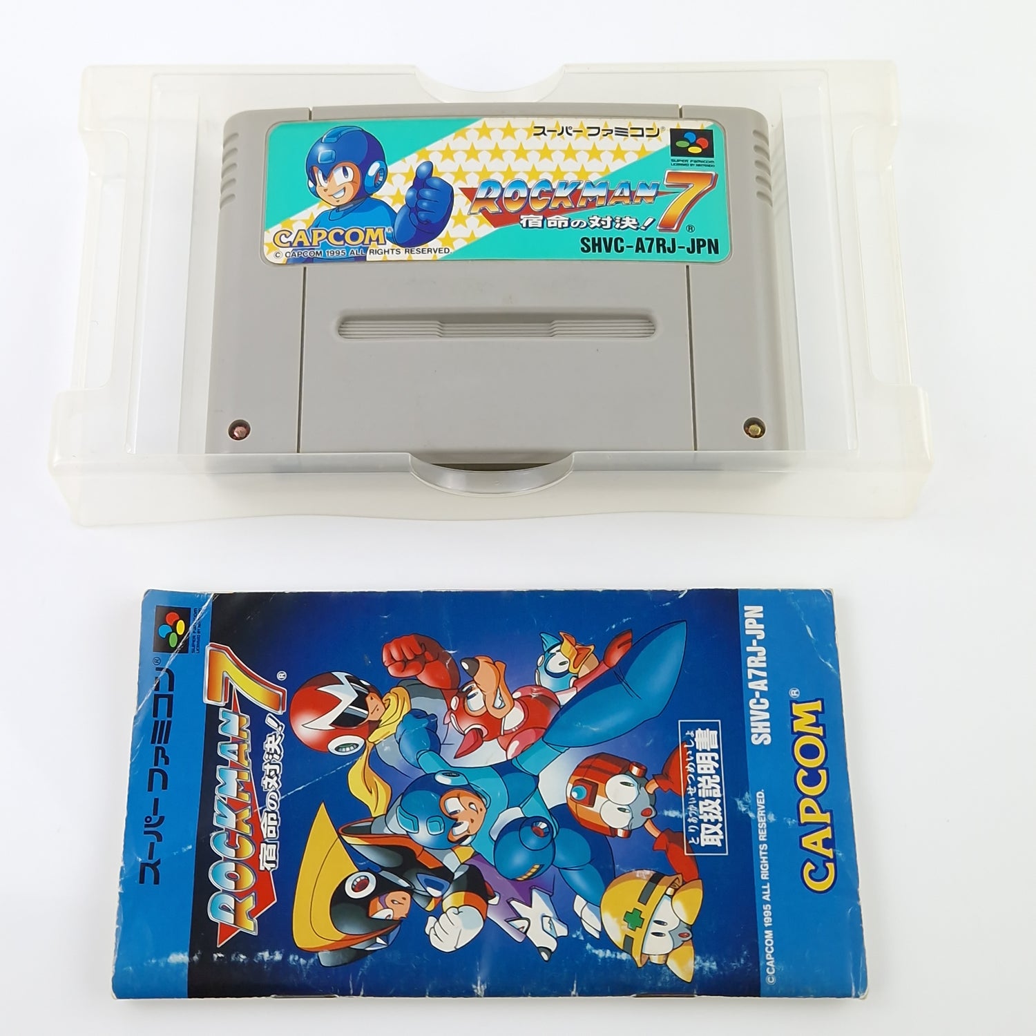 Super Famicom Spiel : Rockman 7 Mega Man - SNES Super Nintendo OVP JAPAN