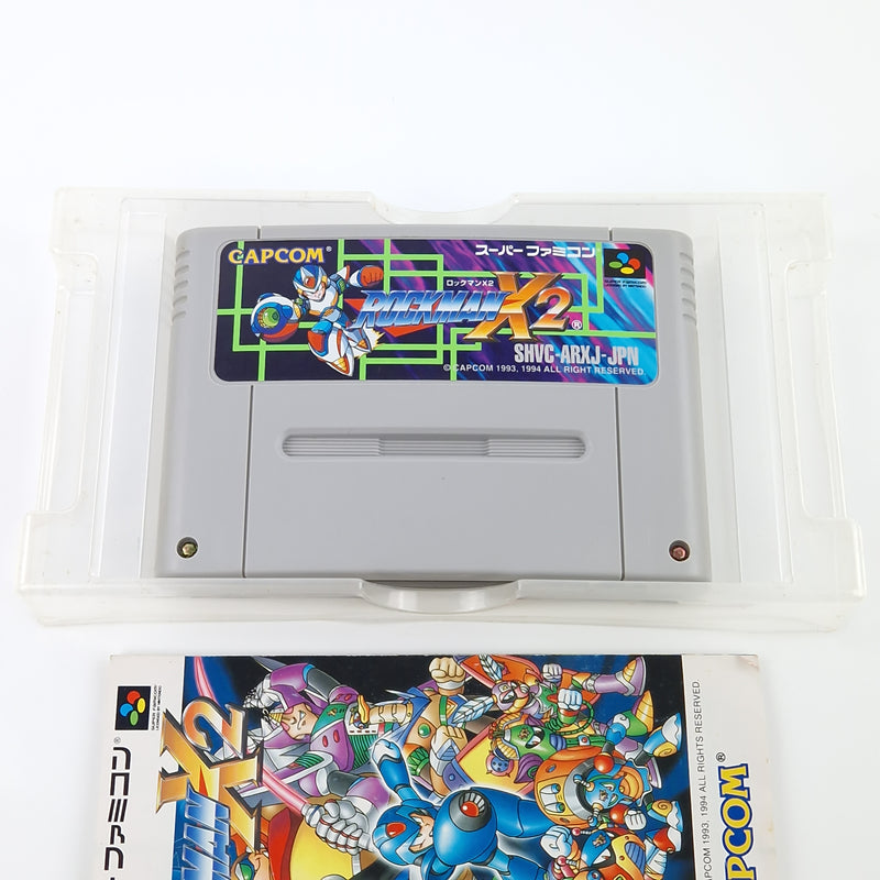 Super Famicom Spiel : Rockman X2 Mega Man - SNES Super Nintendo OVP JAPAN