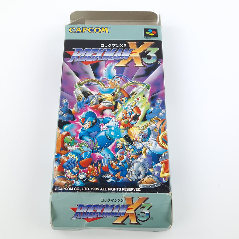 Super Famicom Spiel : Rockman X3 Mega Man - SNES Super Nintendo OVP JAPAN