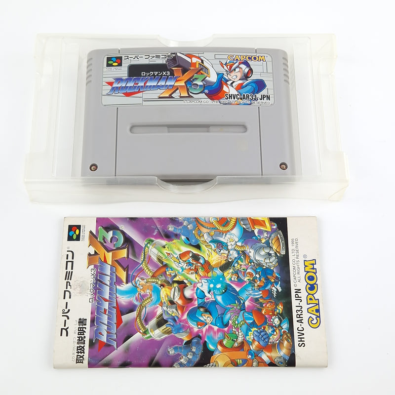 Super Famicom Spiel : Rockman X3 Mega Man - SNES Super Nintendo OVP JAPAN