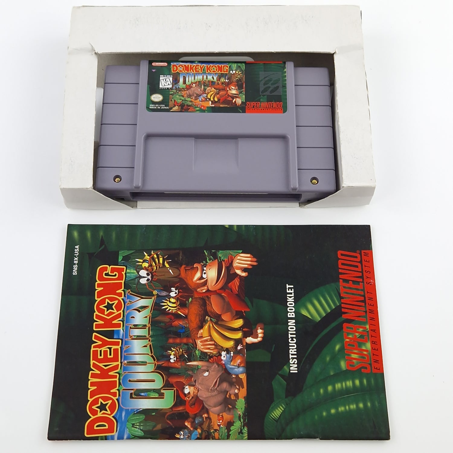 Super Nintendo Spiel : Donkey Kong Country 1 - NTSC-U/C USA Version SNES OVP