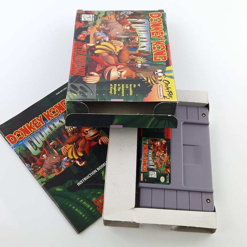 Super Nintendo Spiel : Donkey Kong Country 1 - NTSC-U/C USA Version SNES OVP