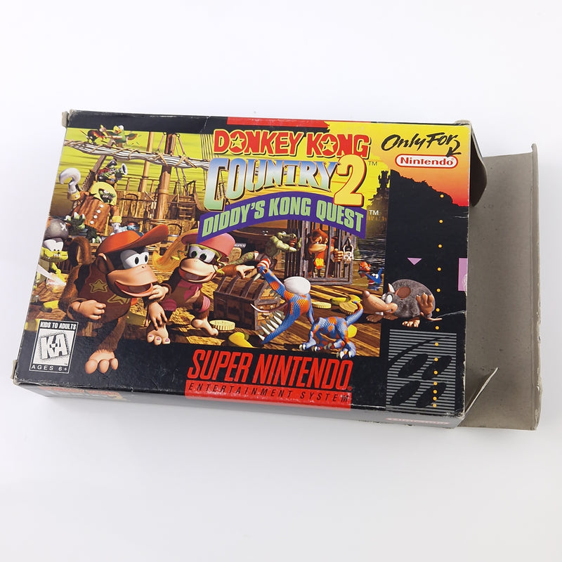 Super Nintendo Spiel : Donkey Kong Country 2 - NTSC-U/C USA Version SNES OVP