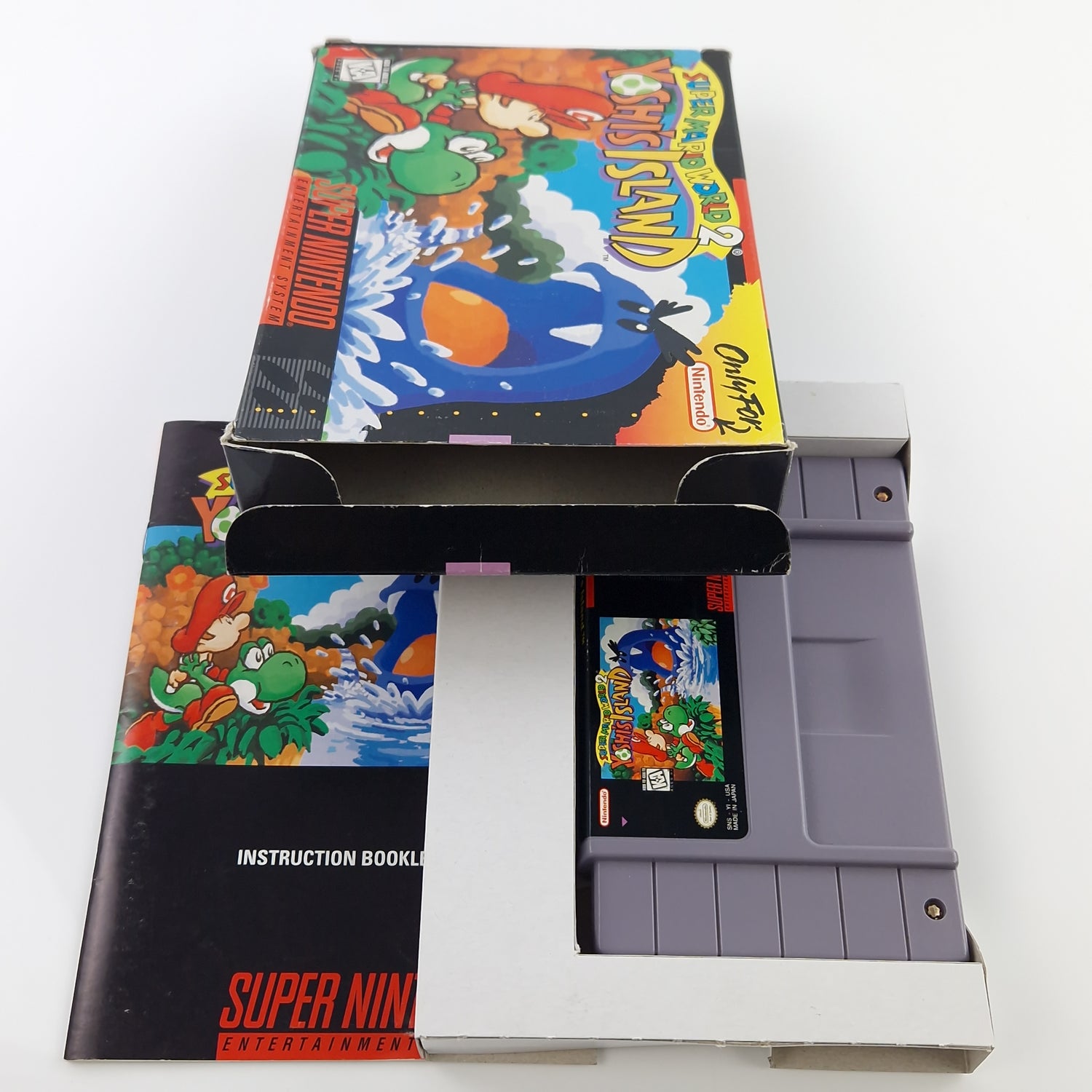 Super Nintendo Spiel : Super Mario World 2 Yoshis Island - SNES NTSC USA OVP