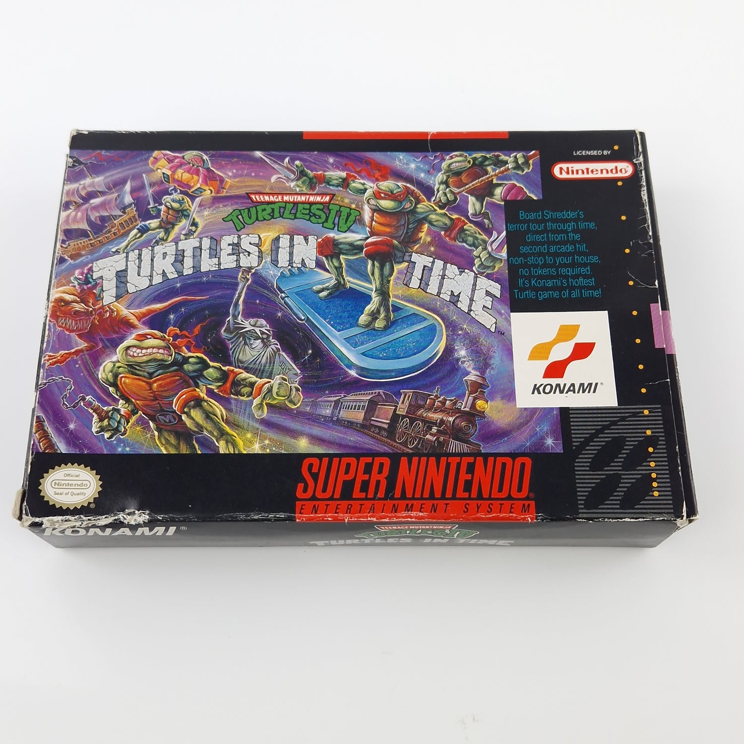 Super Nintendo Spiel : Ninja Turtles IV Turtles in Time - SNES NTSC USA OVP