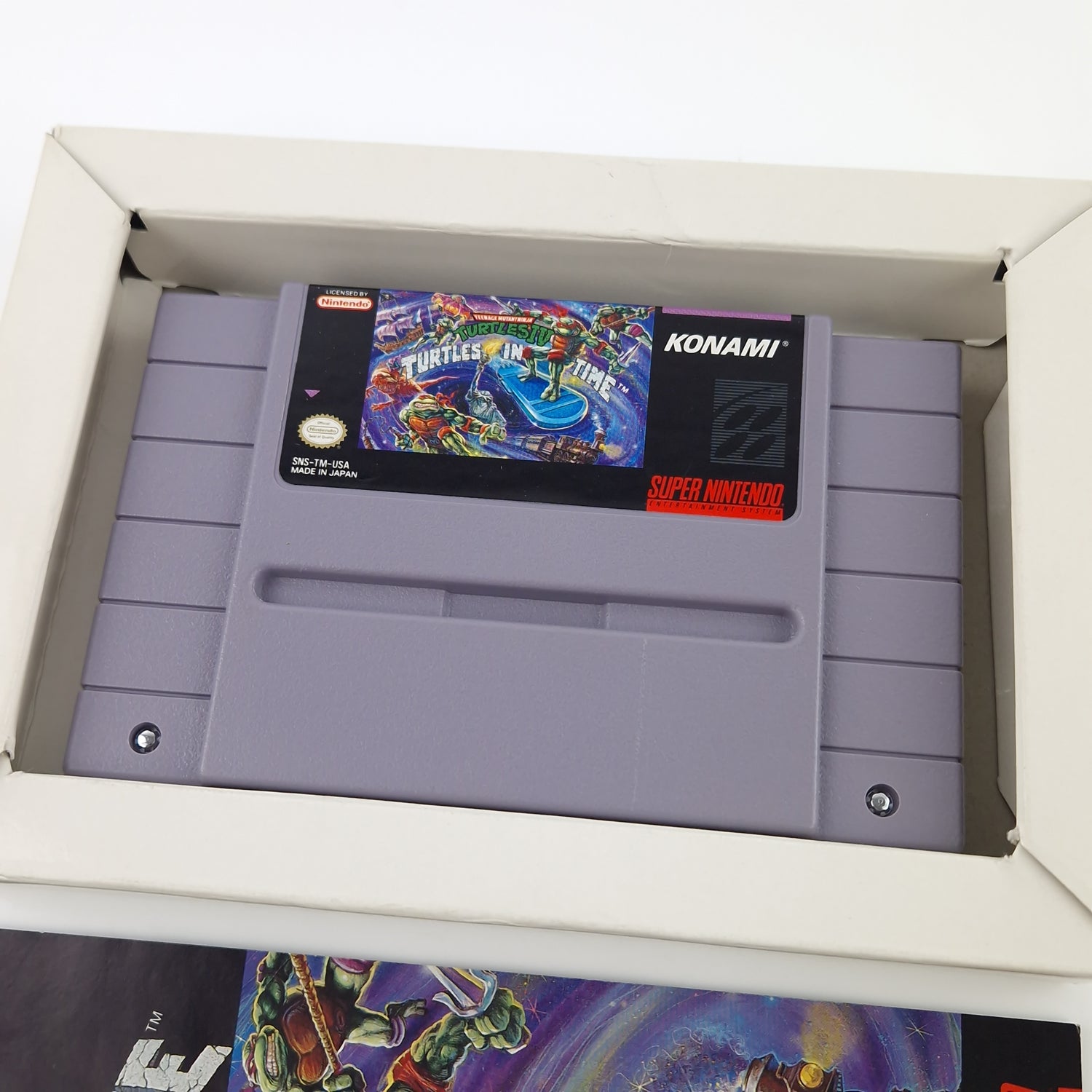 Super Nintendo Spiel : Ninja Turtles IV Turtles in Time - SNES NTSC USA OVP