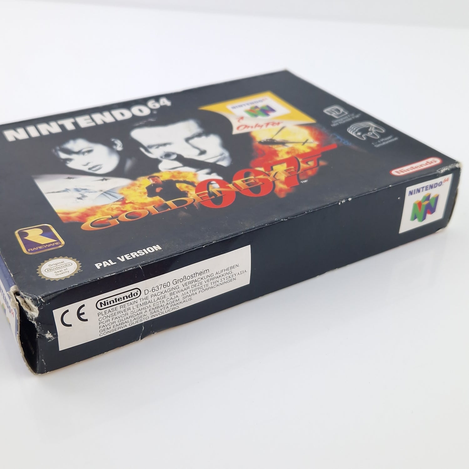 Nintendo 64 Spiel : Goldeneye 007 - Modul Anleitung OVP cib / N64 PAL Game UKV