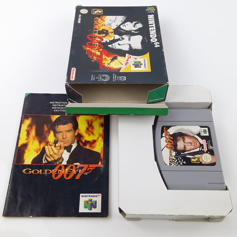 Nintendo 64 Spiel : Goldeneye 007 - Modul Anleitung OVP cib / N64 PAL Game UKV