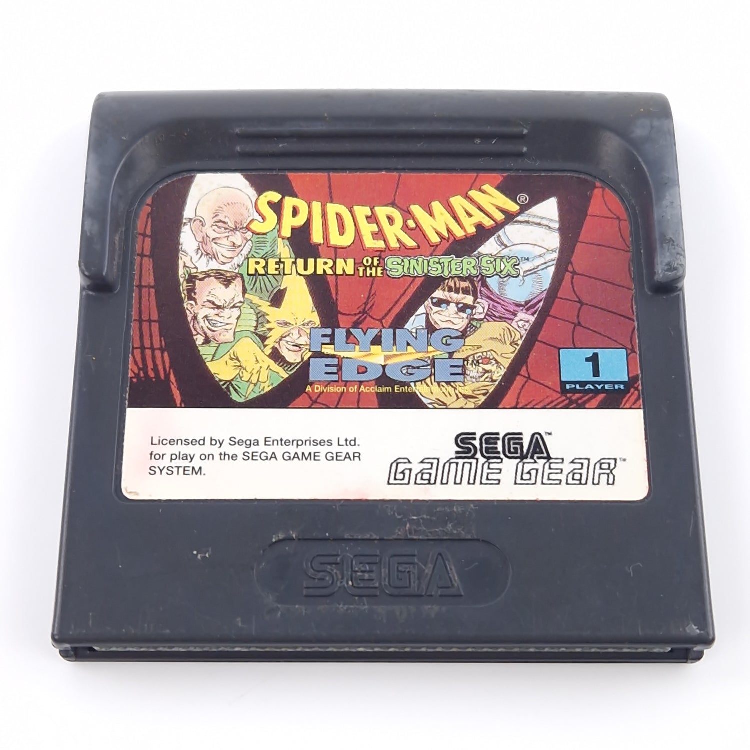 Sega Game Gear Spiel : Spider-Man Return of the Sinister Six -  Modul Cartridge