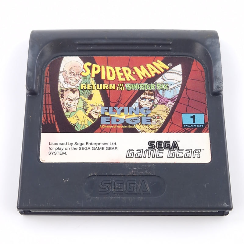 Sega Game Gear Spiel : Spider-Man Return of the Sinister Six -  Modul Cartridge