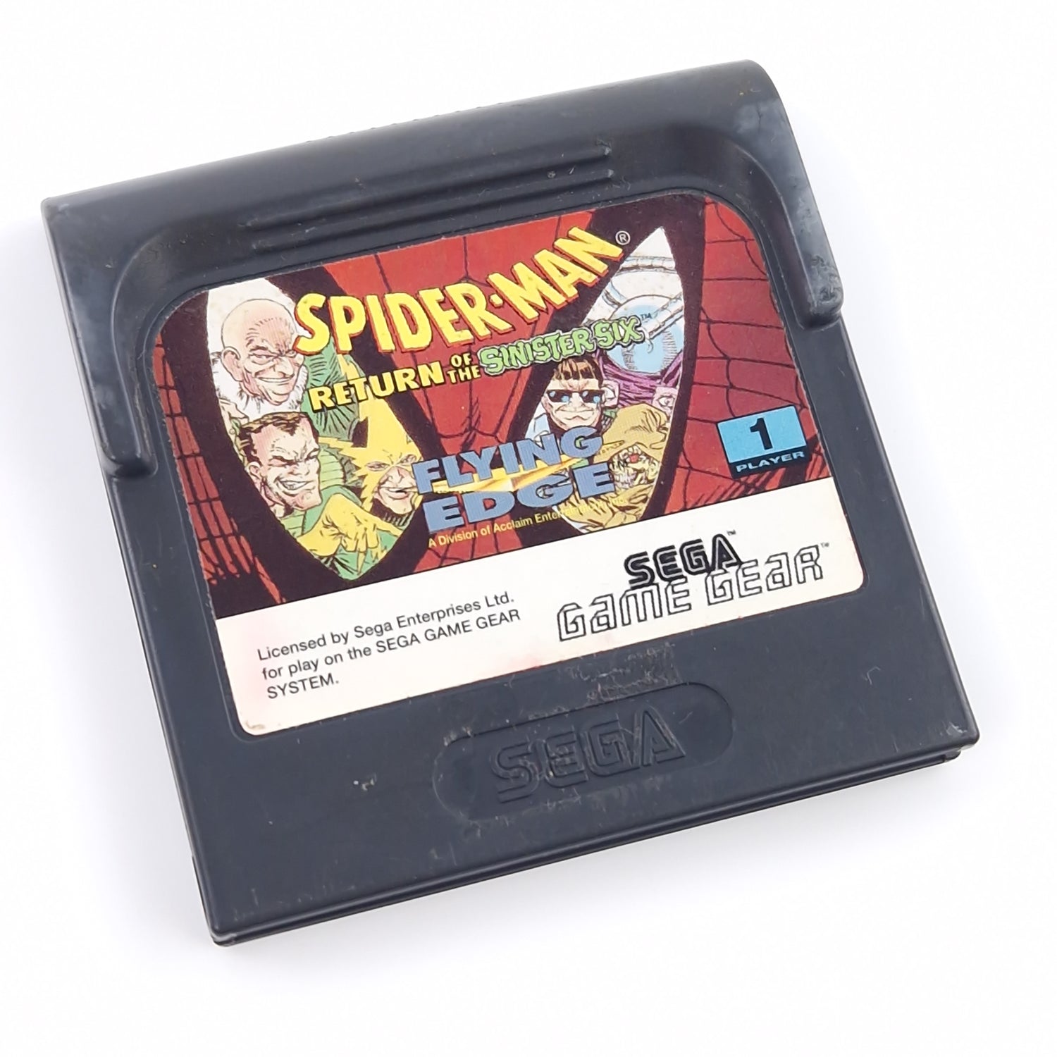 Sega Game Gear Spiel : Spider-Man Return of the Sinister Six -  Modul Cartridge