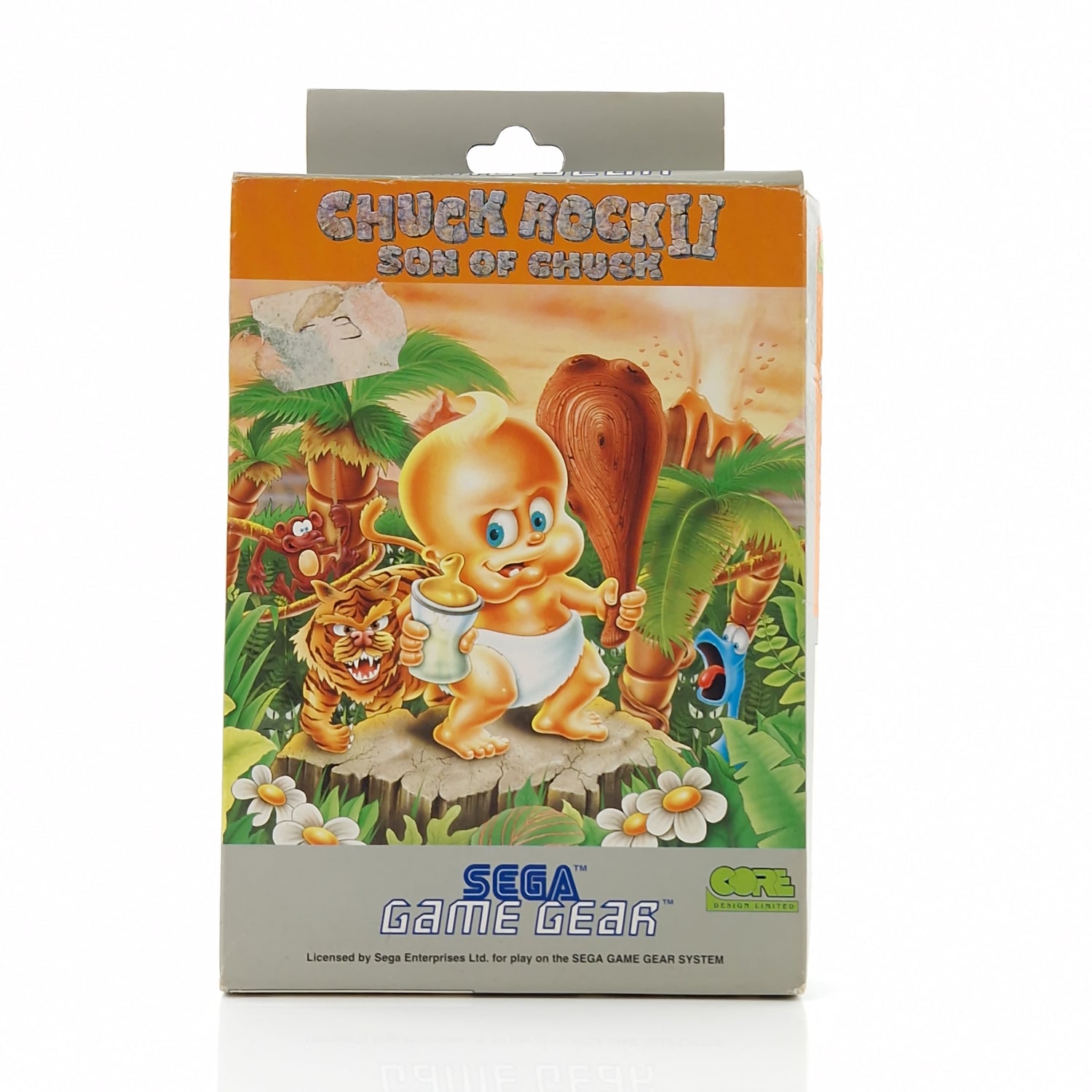 Sega Game Gear Spiel : Chuck Rock II Son of Chuck - Modul Anleitung OVP Box PAL