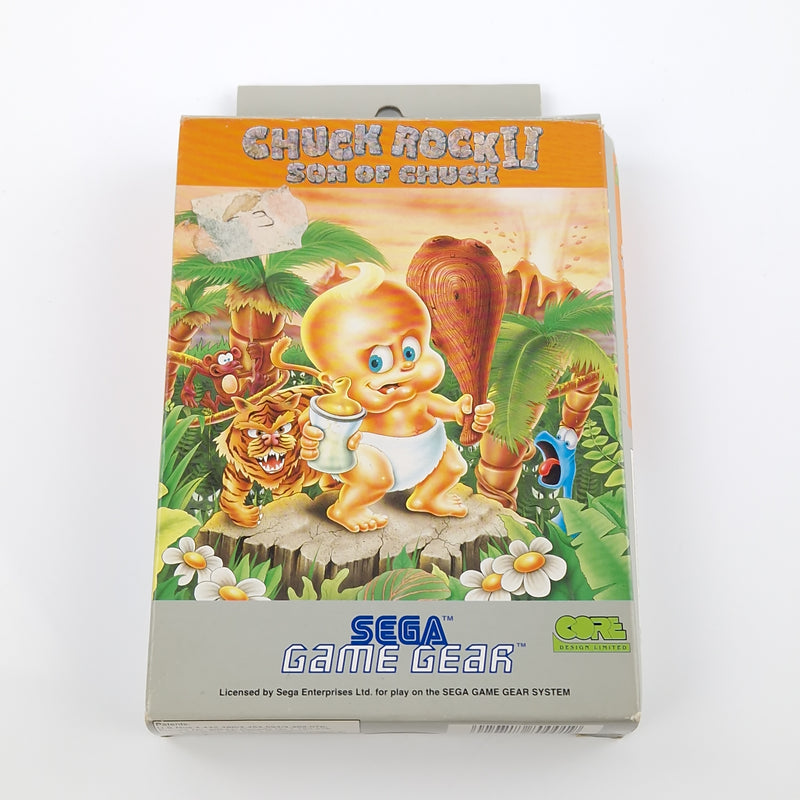 Sega Game Gear Spiel : Chuck Rock II Son of Chuck - Modul Anleitung OVP Box PAL