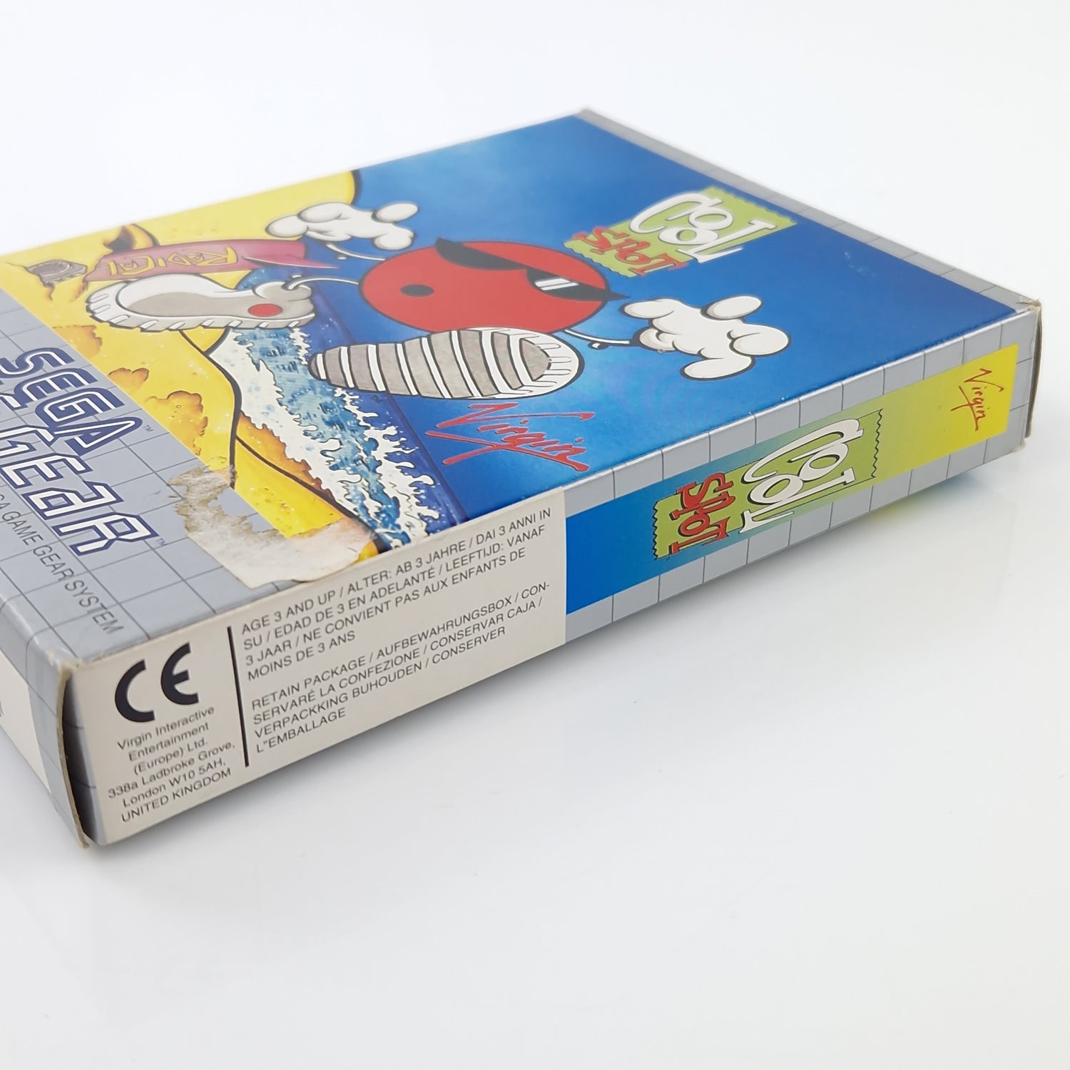 Sega Game Gear Spiel : Cool Spot - Modul Anleitung OVP Box PAL