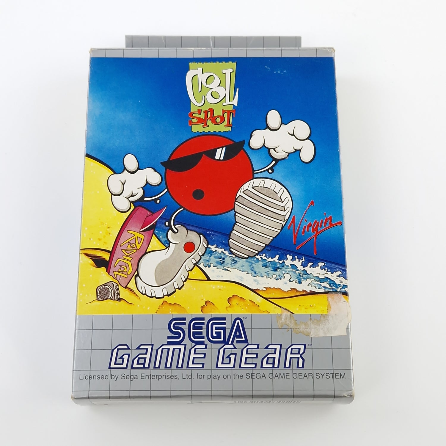 Sega Game Gear Spiel : Cool Spot - Modul Anleitung OVP Box PAL