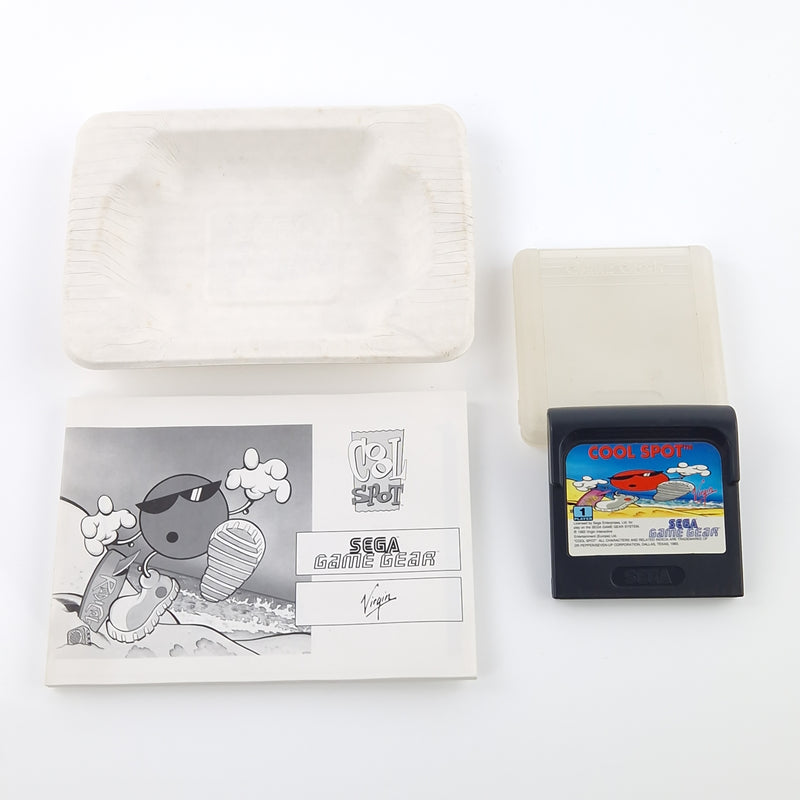 Sega Game Gear Spiel : Cool Spot - Modul Anleitung OVP Box PAL