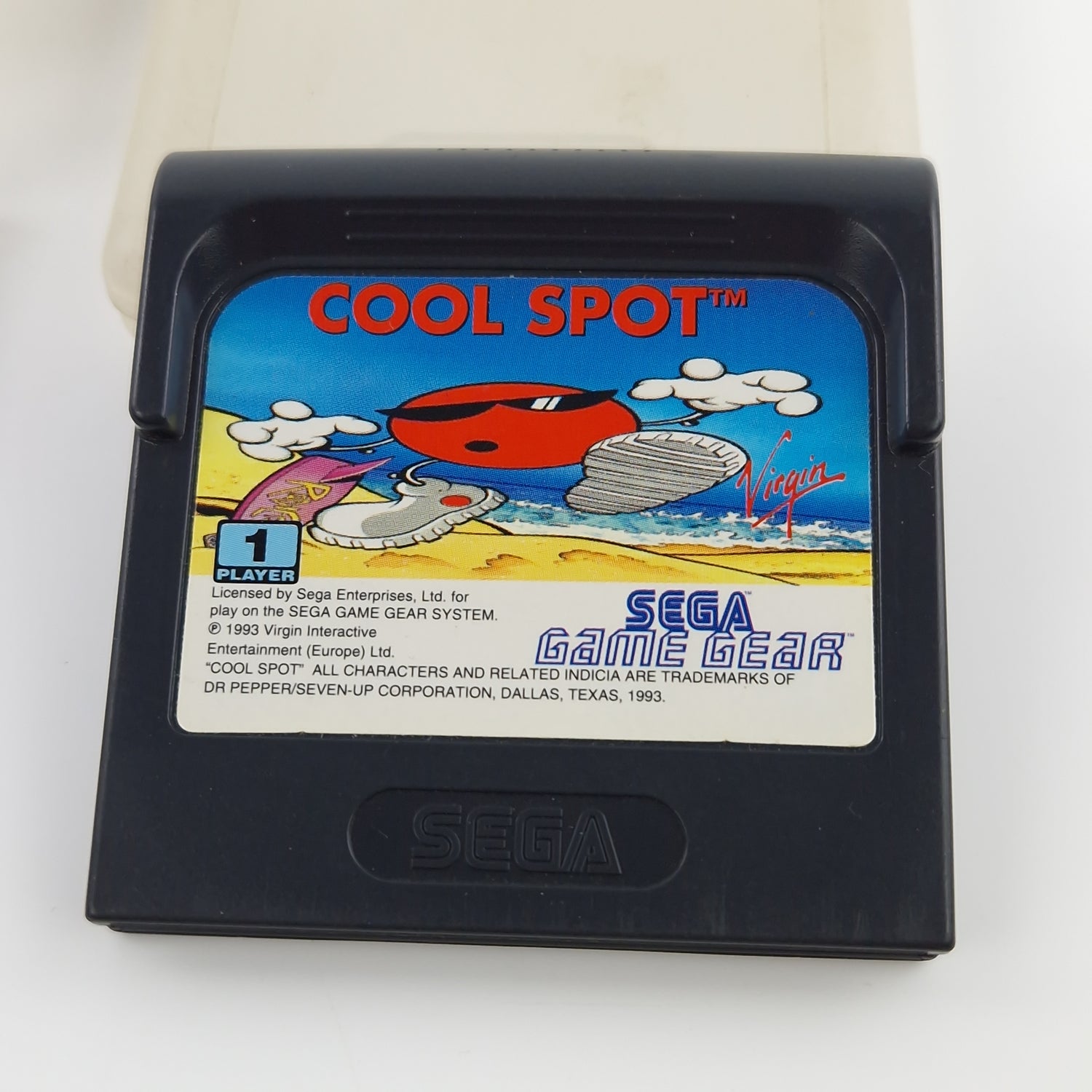 Sega Game Gear Spiel : Cool Spot - Modul Anleitung OVP Box PAL