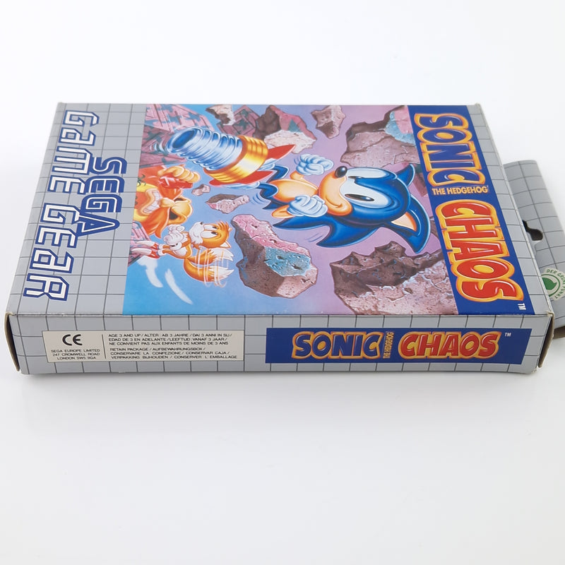 Sega Game Gear Spiel : Sonic The Hedgehog Chaos - Modul Anleitung OVP Box PAL