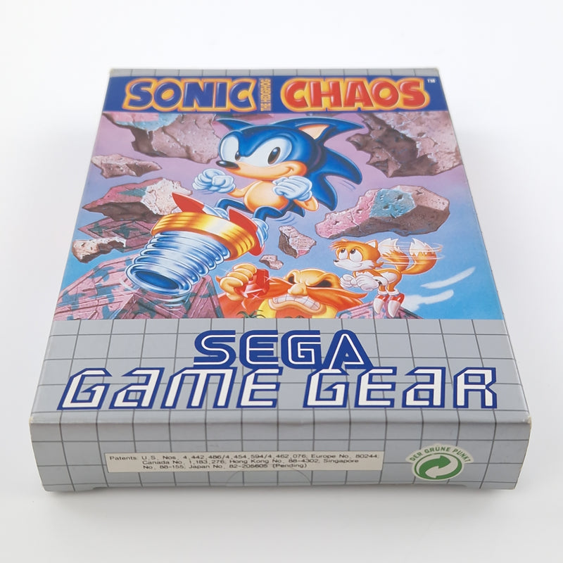 Sega Game Gear Spiel : Sonic The Hedgehog Chaos - Modul Anleitung OVP Box PAL