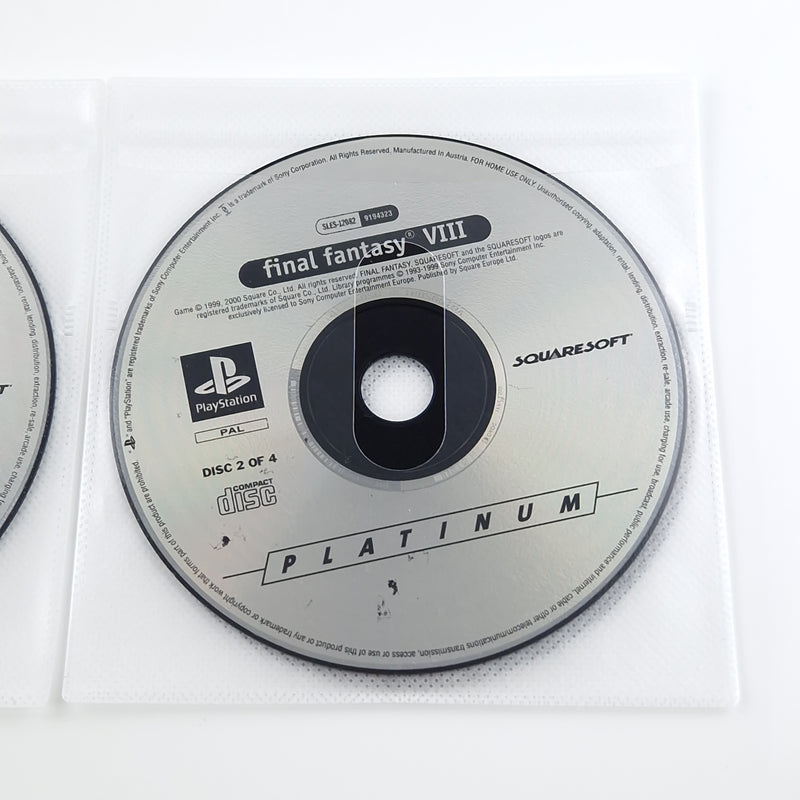 Playstation 1 Spiel : Final Fantasy VIII 8 - Sony PS1 CD 1 - 4 Platinum ohne OVP