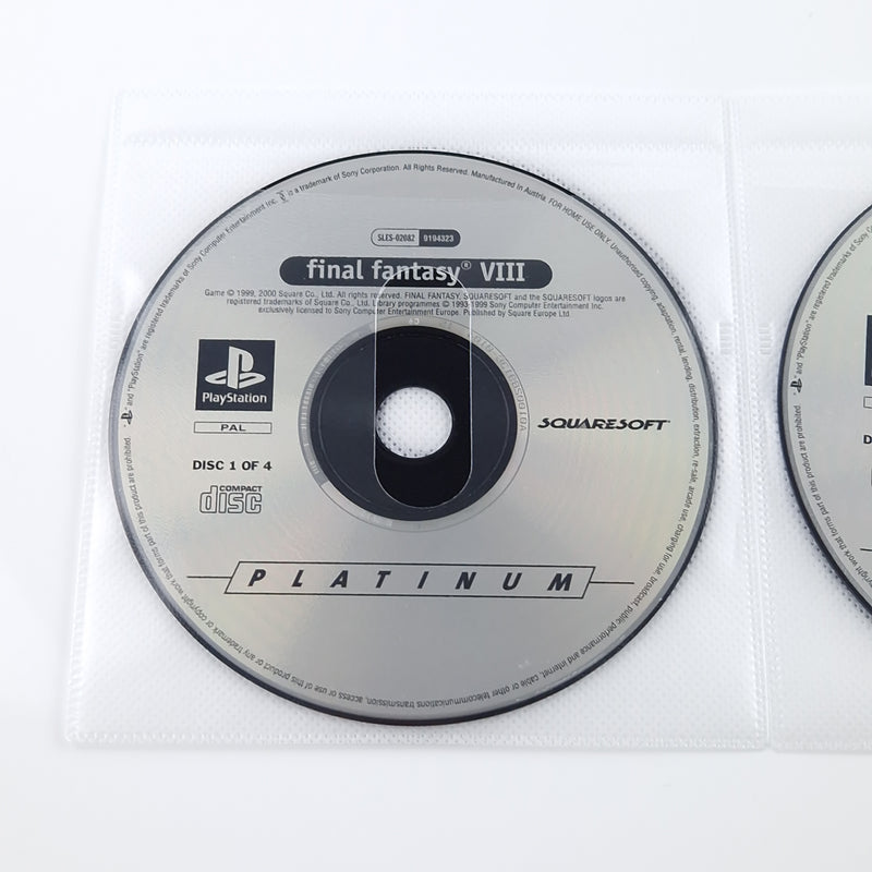 Playstation 1 Spiel : Final Fantasy VIII 8 - Sony PS1 CD 1 - 4 Platinum ohne OVP