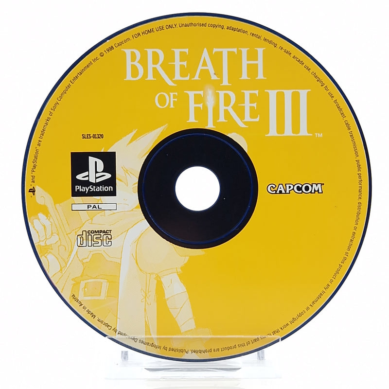 Playstation 1 Spiel : Breath of Fire III - lose PS1 PSX CD ohne OVP PAL Capcom