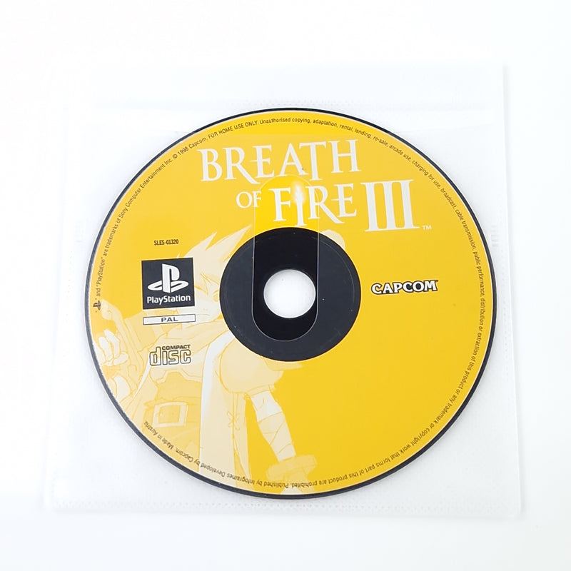 Playstation 1 Spiel : Breath of Fire III - lose PS1 PSX CD ohne OVP PAL Capcom