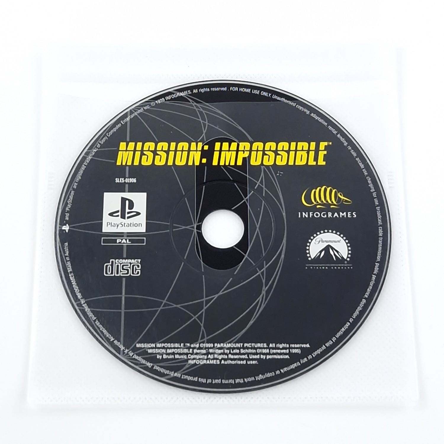 Playstation 1 Spiel : Mission Impossible - lose PS1 PSX CD ohne OVP PAL