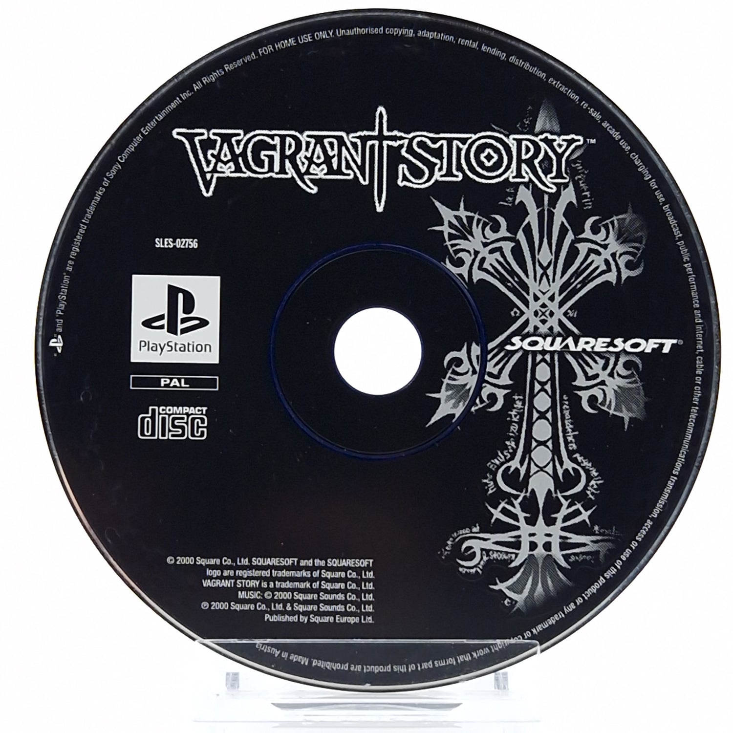 Playstation 1 Spiel : Vagrant Story - lose PS1 PSX CD ohne OVP PAL