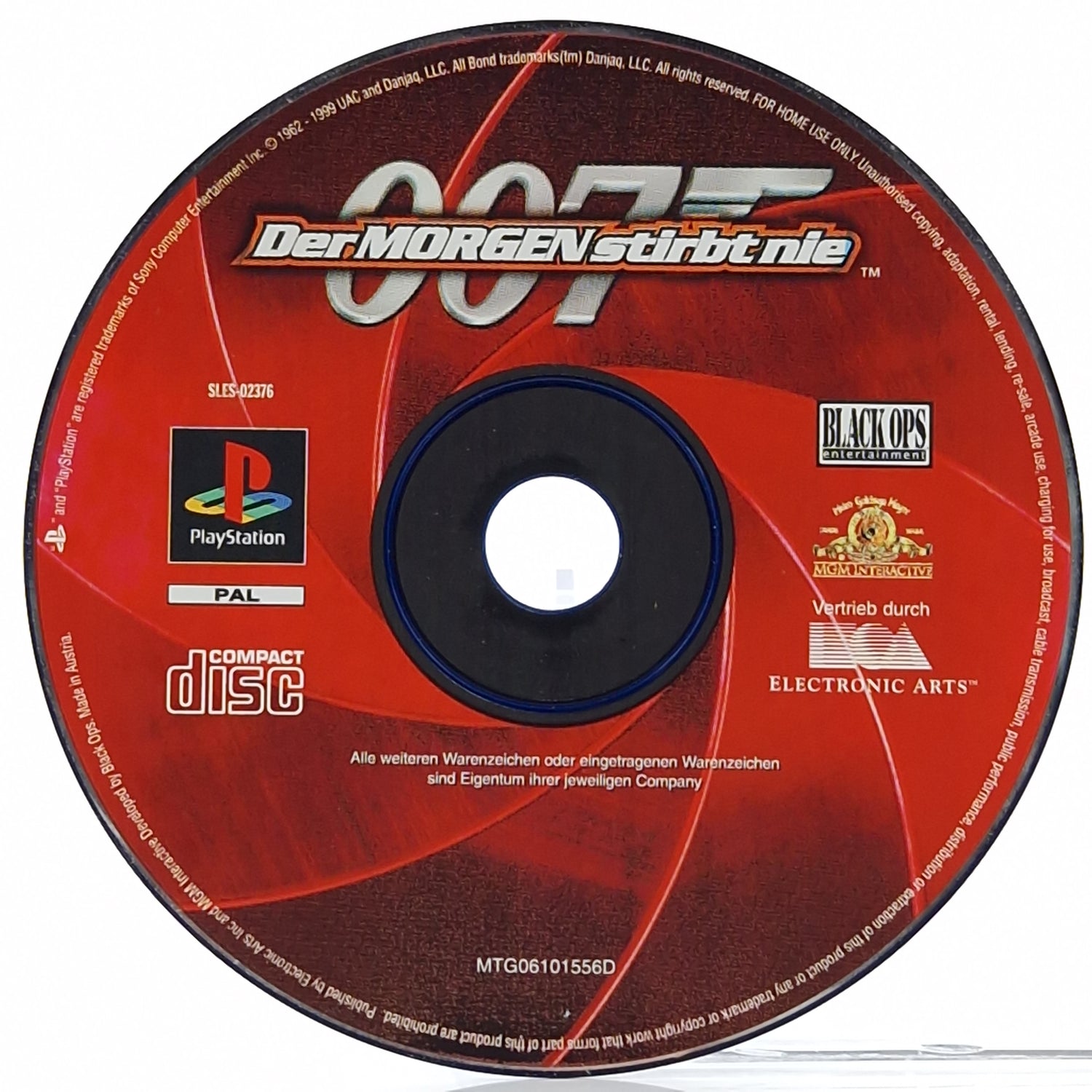 Playstation 1 Spiel : 007 Der Morgen Stirbt nie -  PS1 PSX PSone / nur CD PAL