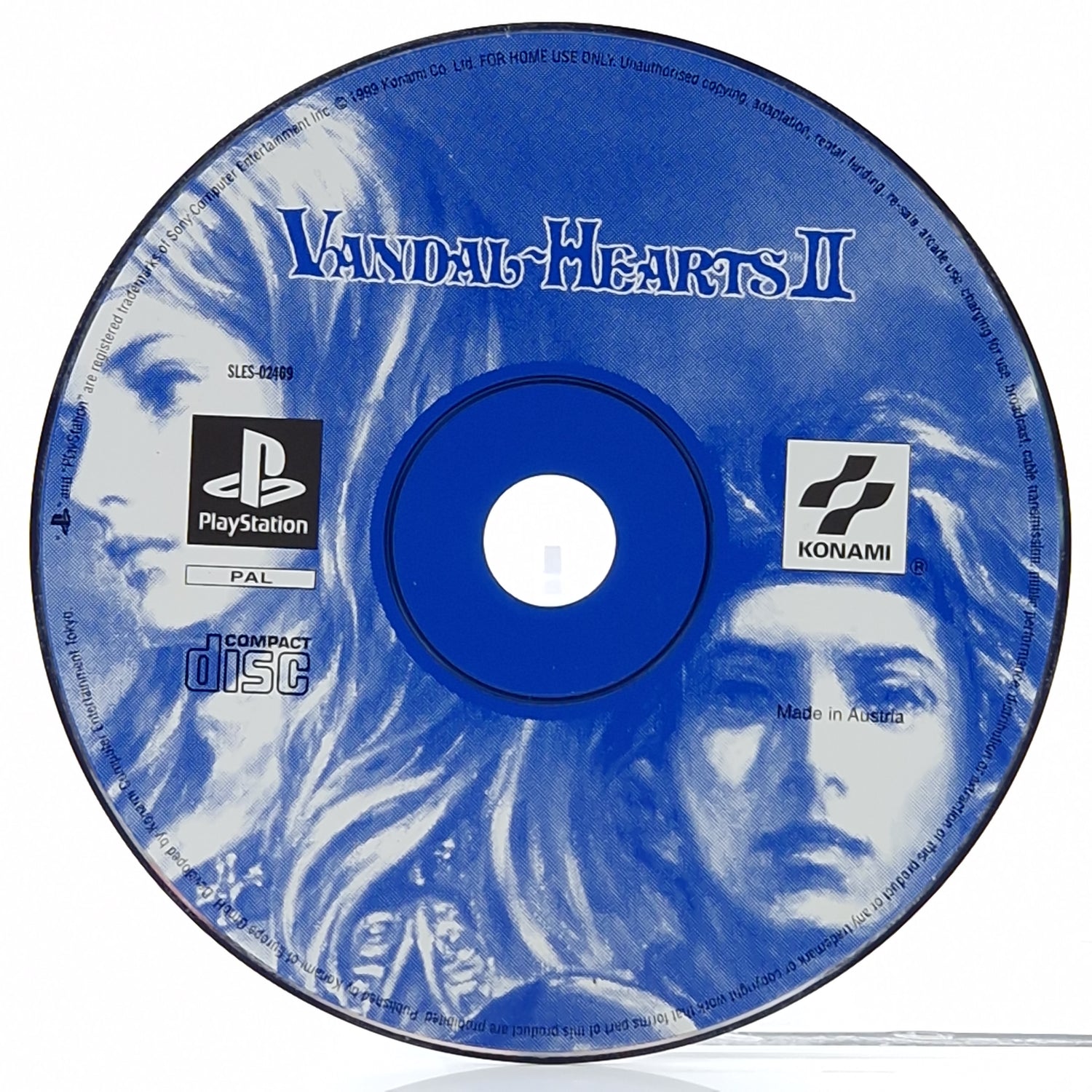 Playstation 1 Spiel : Vandal Hearts II -  PS1 PSX PSone / nur CD PAL