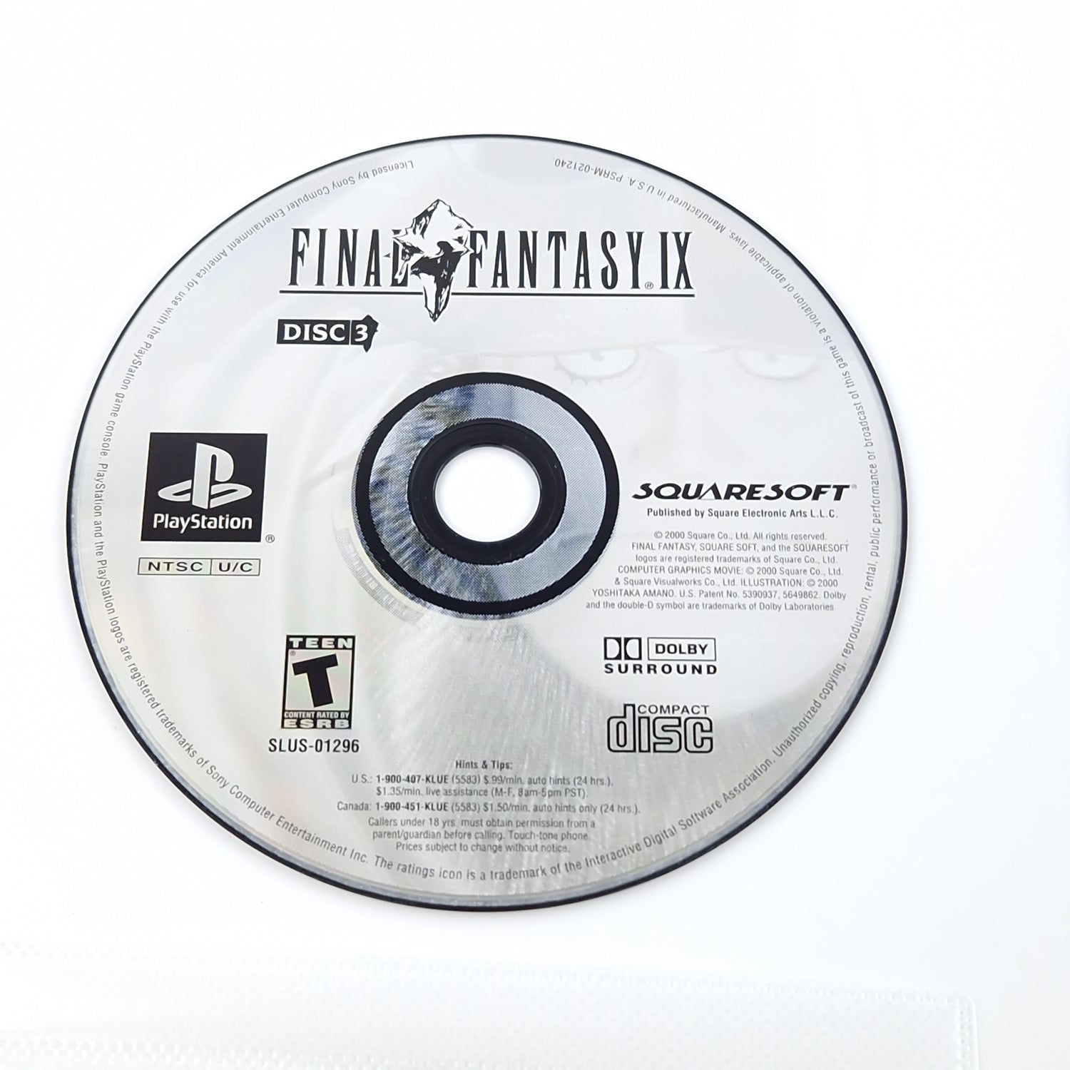 Playstation 1 Spiel : Final Fantasy IX -  PS1 PSX PSone / CD NTSC-U/C USA