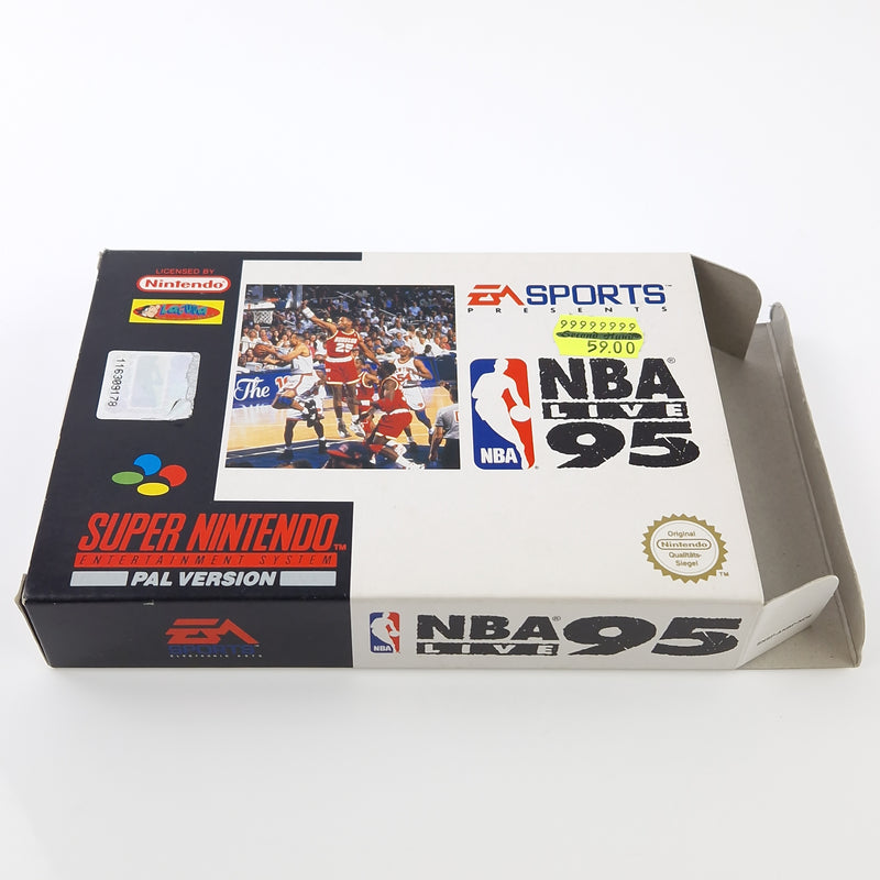 Super Nintendo Spiel : NBA Live 95 Basketball - Modul & OVP  / SNES PAL NOE