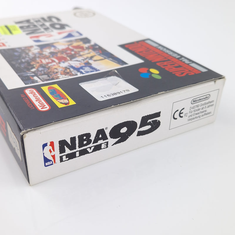 Super Nintendo Spiel : NBA Live 95 Basketball - Modul & OVP  / SNES PAL NOE