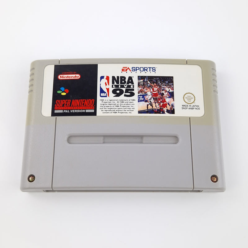 Super Nintendo Spiel : NBA Live 95 Basketball - Modul & OVP  / SNES PAL NOE