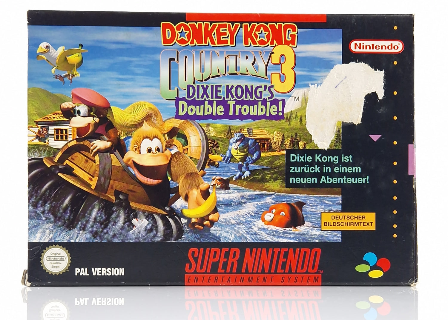 Super Nintendo Spiel : Donkey Kong Country 3 - Modul & OVP  / SNES PAL NNOE