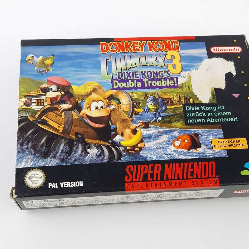 Super Nintendo Spiel : Donkey Kong Country 3 - Modul & OVP  / SNES PAL NNOE