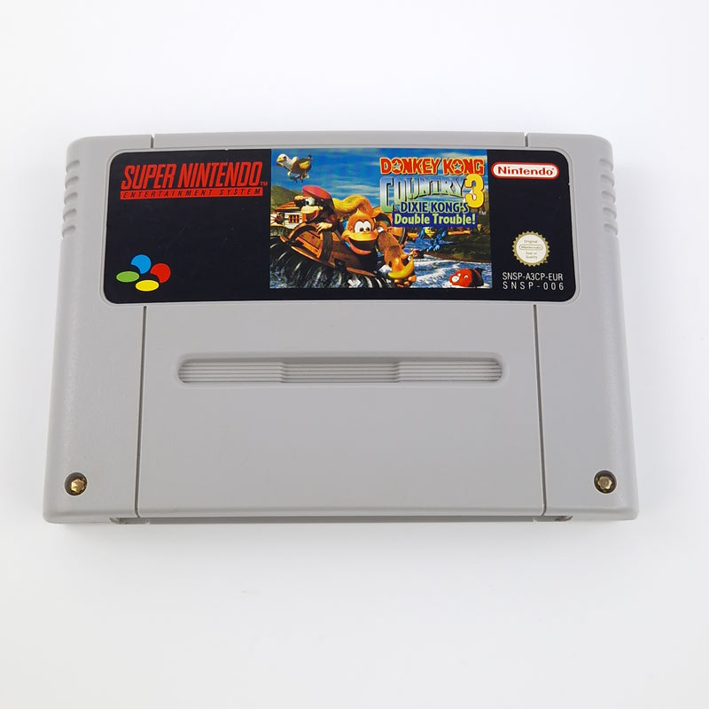 Super Nintendo Spiel : Donkey Kong Country 3 - Modul & OVP  / SNES PAL NNOE