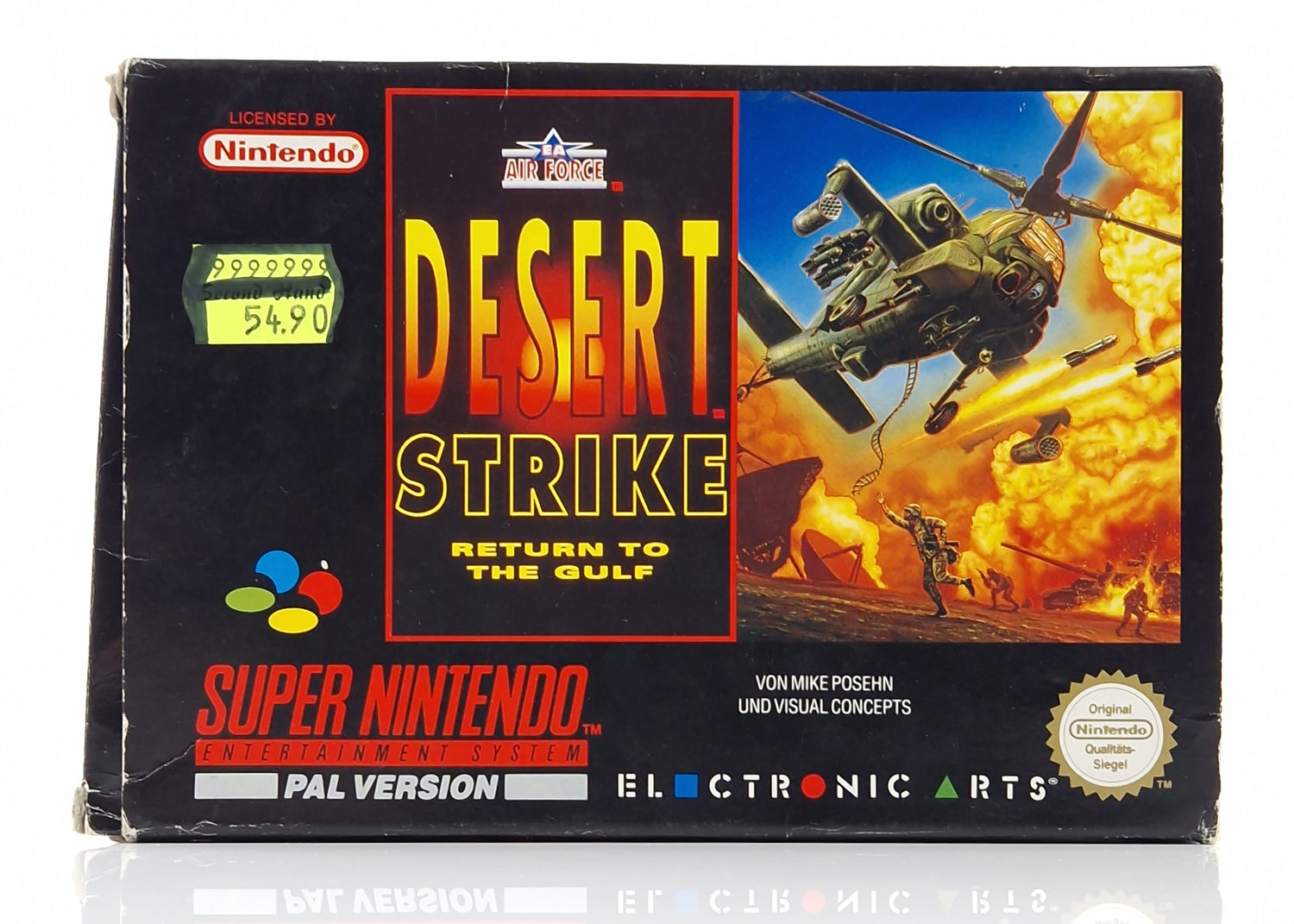 Super Nintendo Spiel : Desert Strike Return too the Gulf - Modul & OVP SNES PAL