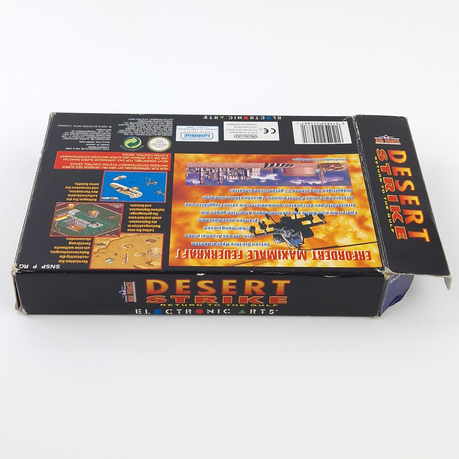 Super Nintendo Spiel : Desert Strike Return too the Gulf - Modul & OVP SNES PAL