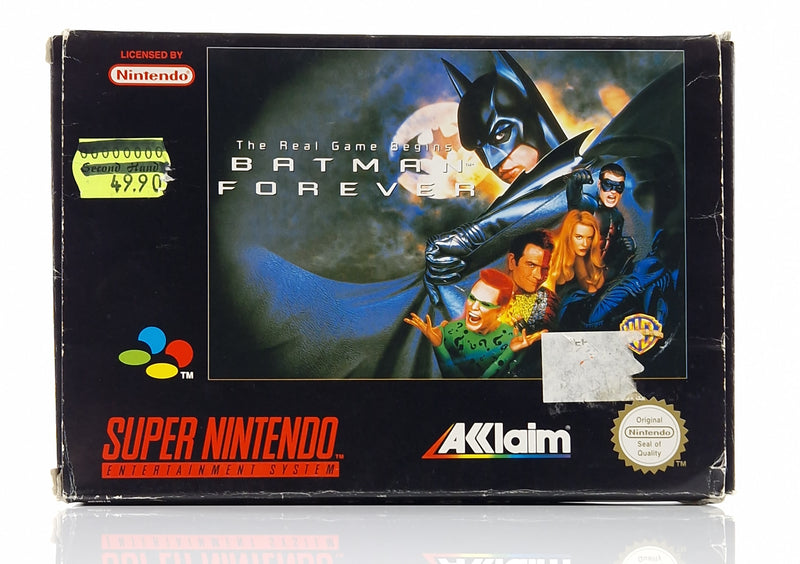 Super Nintendo Spiel : Batman Forever - Modul Anleitung OVP | SNES PAL Acclaim