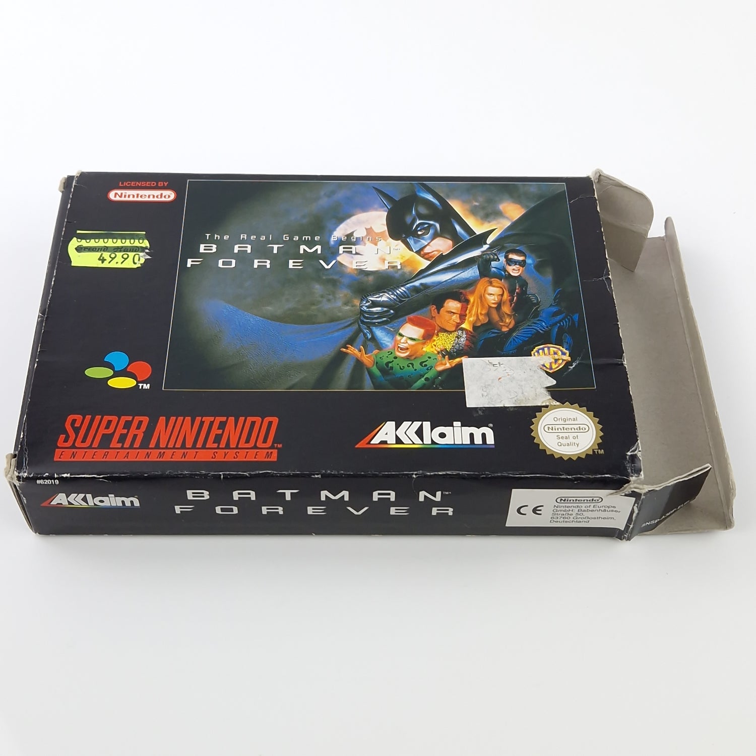 Super Nintendo Spiel : Batman Forever - Modul Anleitung OVP | SNES PAL Acclaim