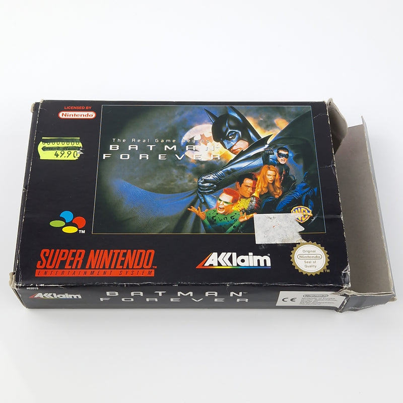 Super Nintendo Spiel : Batman Forever - Modul Anleitung OVP | SNES PAL Acclaim