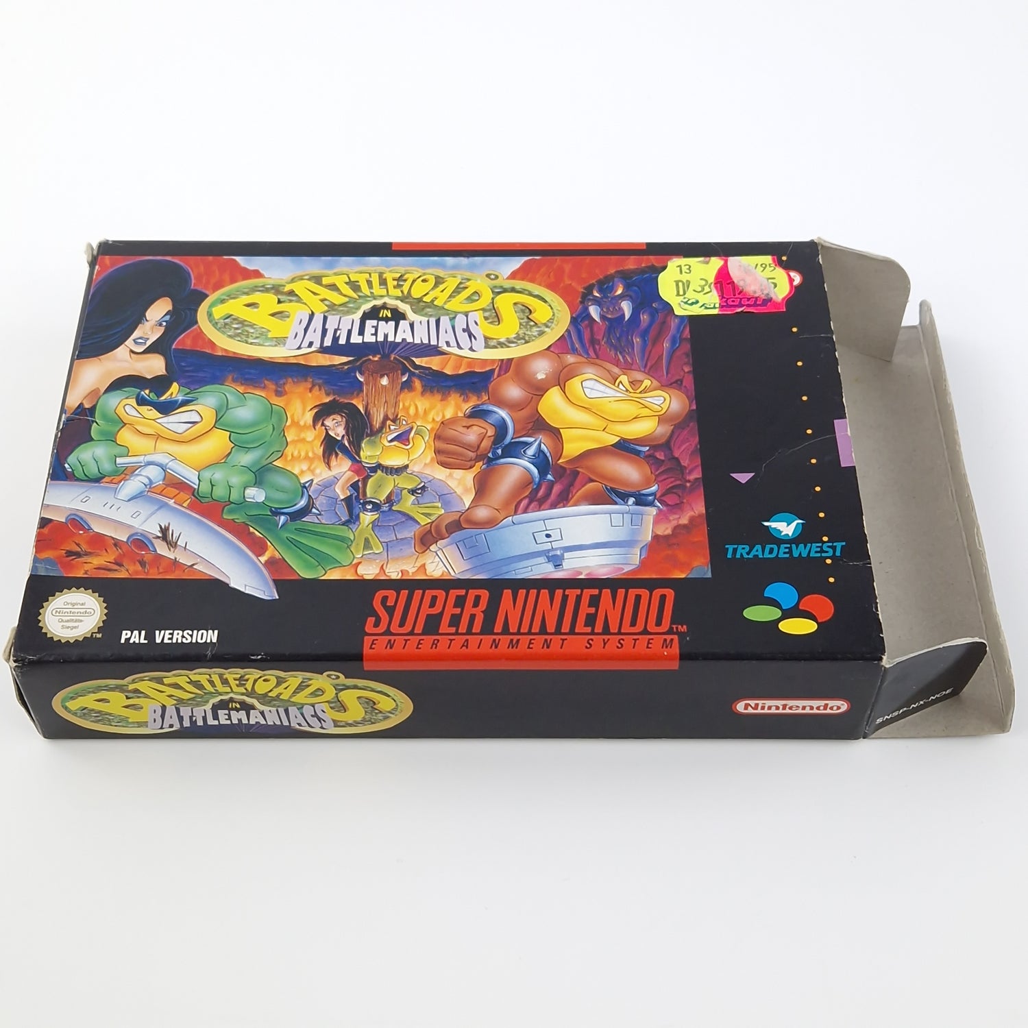 Super Nintendo Spiel : Battletoads in Battlemaniacs - SNES Modul OVP PAL NOE